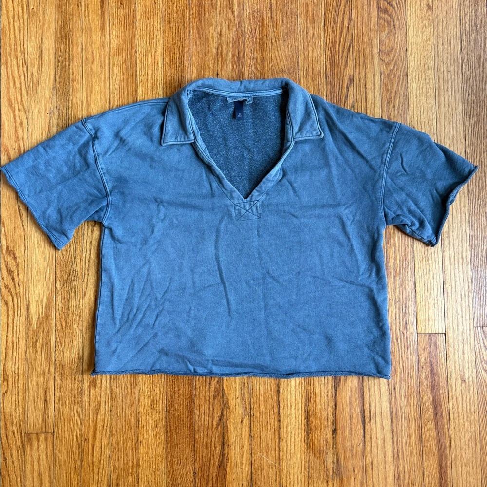 Universal Thread Heather Blue Polo Shirt